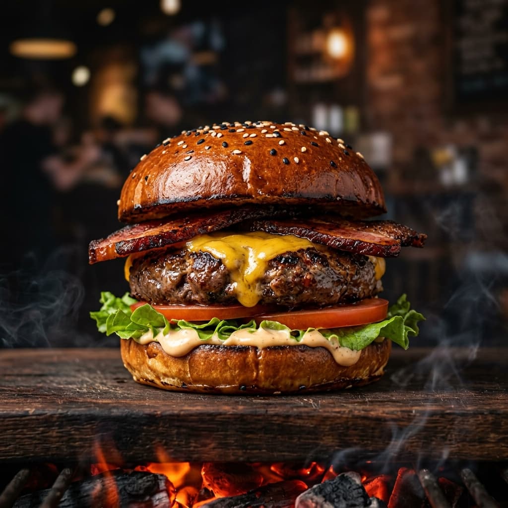 Delicious Premium Burger