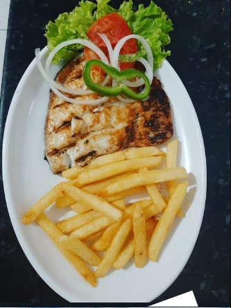 Peixe Frito Completo